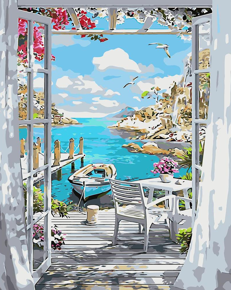 Harbor Paint by Numbers