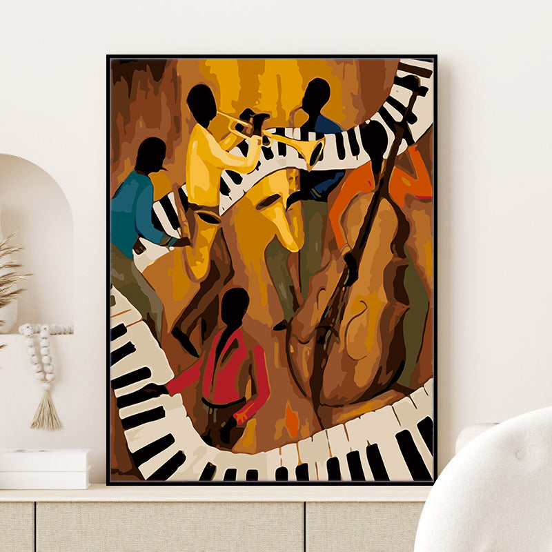 Abstract & Modern Art Paint by Numbers Reference Example