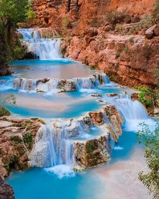 Mountain Stream Paint by Numbers