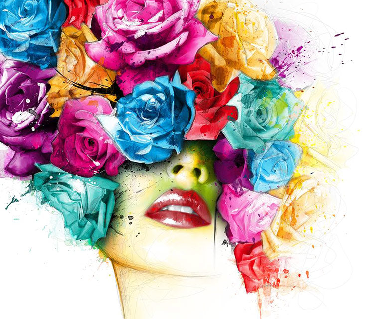 Flowers People Paint by Numbers