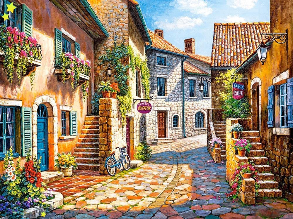 City Street Paint by Number