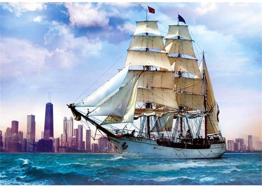Sailboat Paint by Numbers