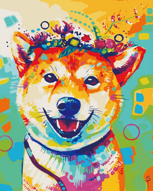 Puppy Paint by Numbers