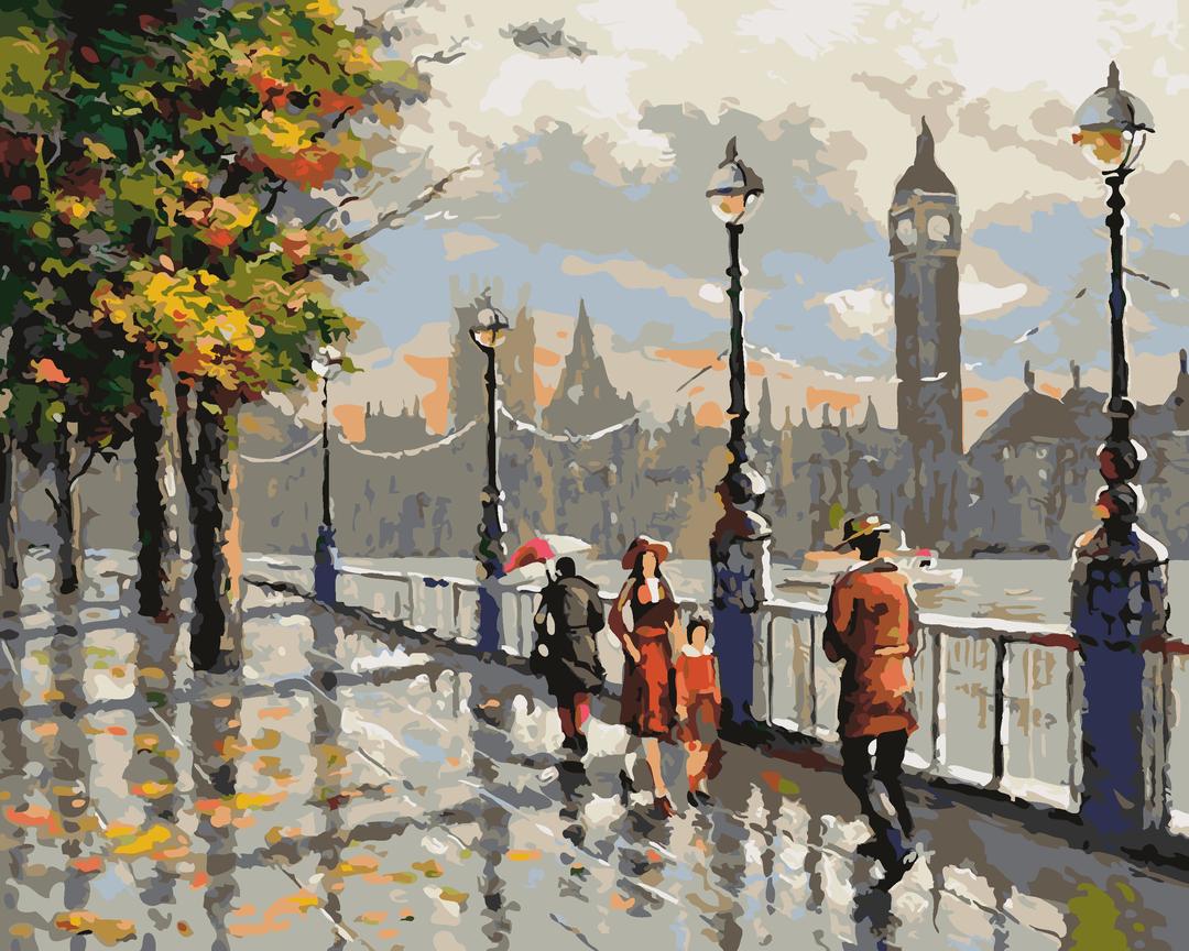 British Street Paint by Numbers