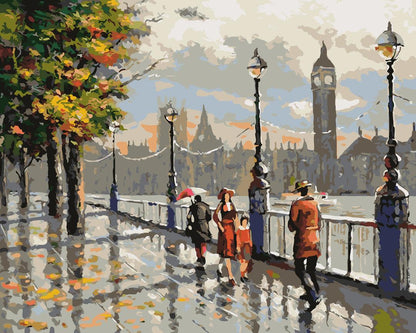 British Street Paint by Numbers