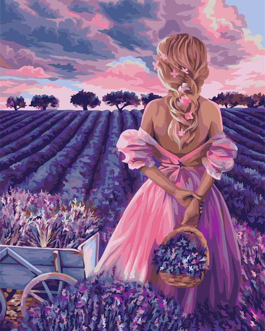 Lavender Paint by Numbers