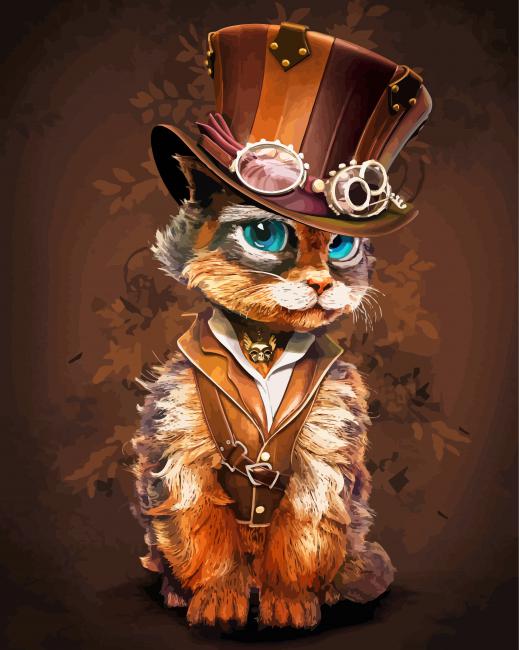 Cat Paint by Numbers