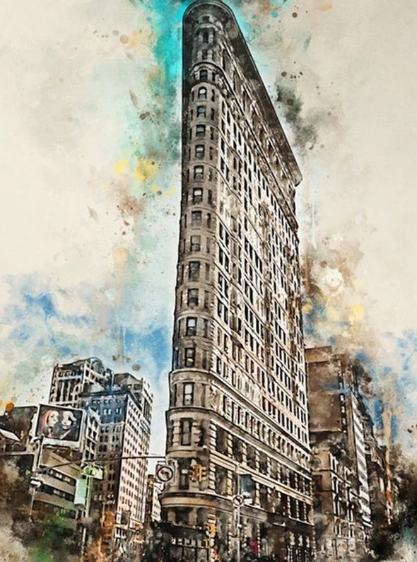 Gratte-ciel Peinture par numéros