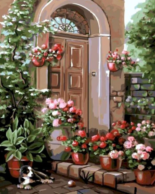 Garden Paint by Numbers
