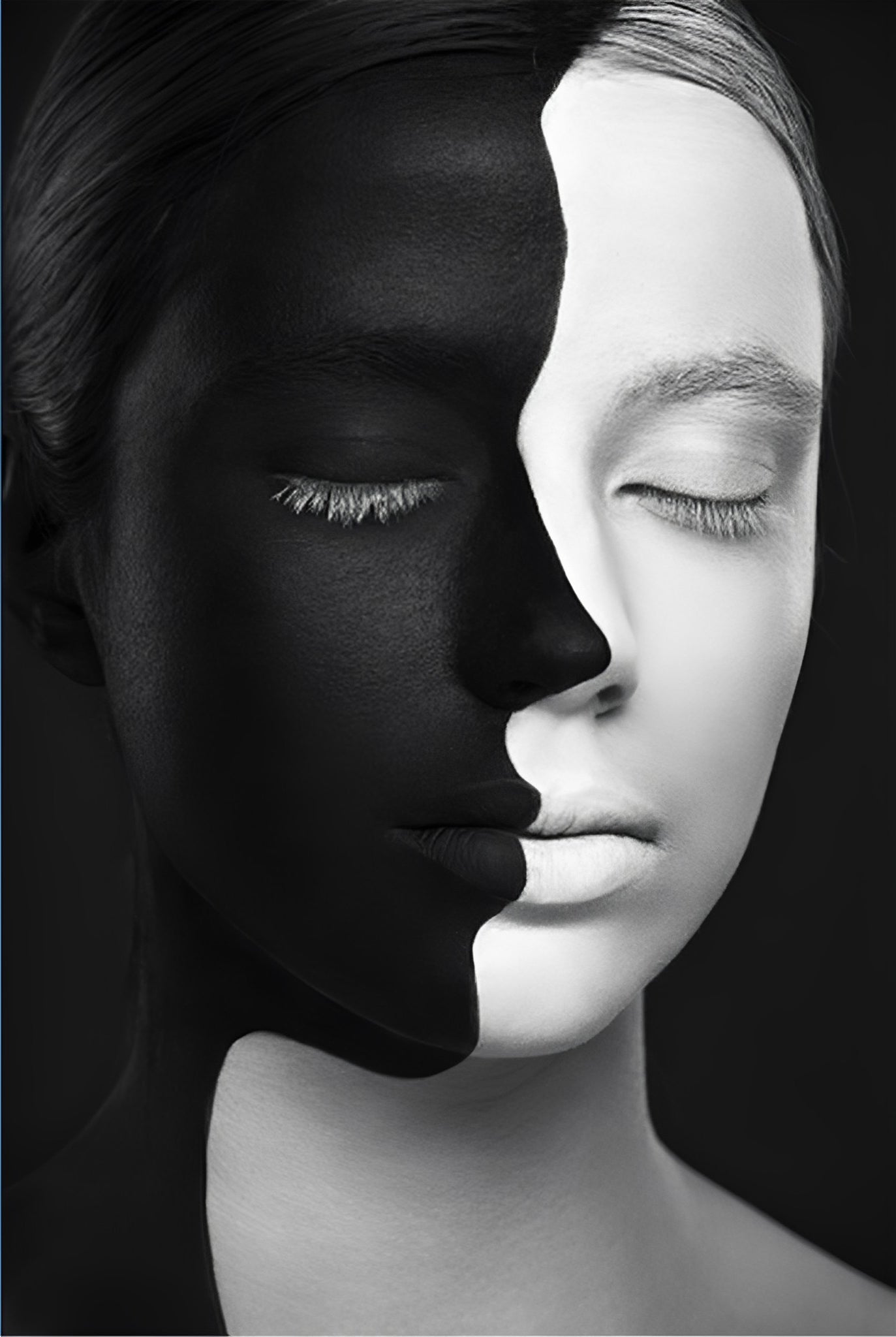 Blanc Et Noir et Noir  Peindre par numéros