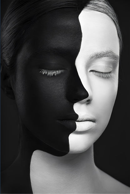 Blanc Et Noir et Noir  Peindre par numéros