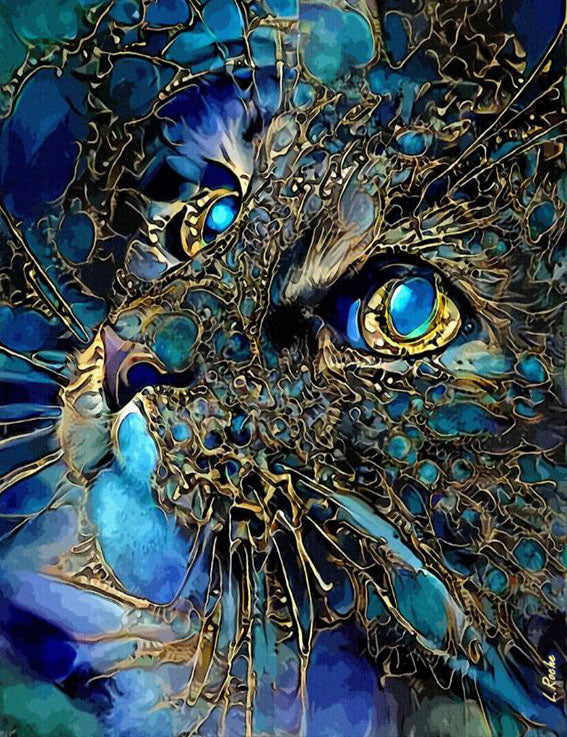 Chat : Peinture par numéros de chat