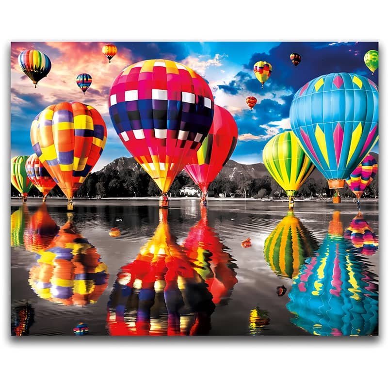 Hot Air Balloon Paint by Numbers