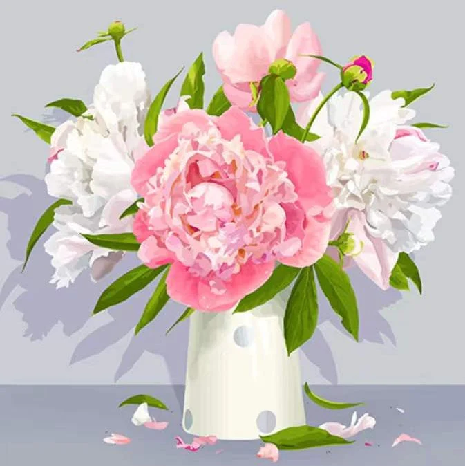 Vase Paint by Numbers