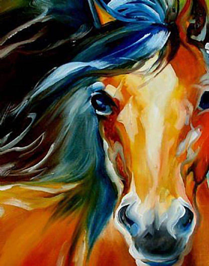 Paint by Numbers Horses