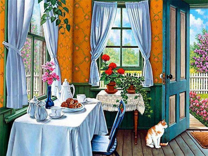 Dining Table Paint by Numbers