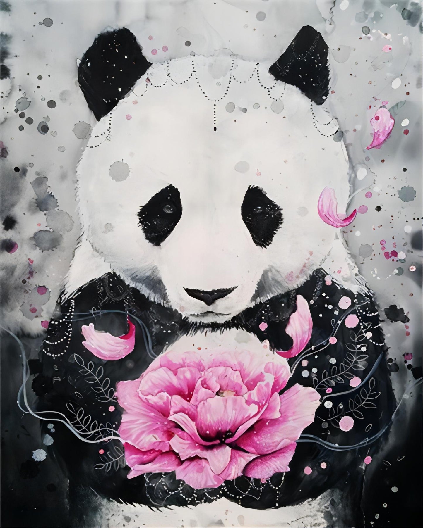 Giant Panda Paint by Numbers