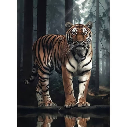 Tigre à peindre par numéros