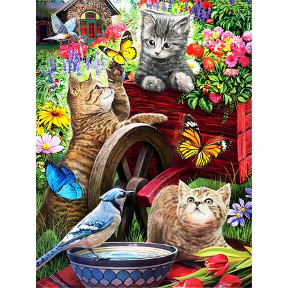 Peinture au numéro Famille de chats