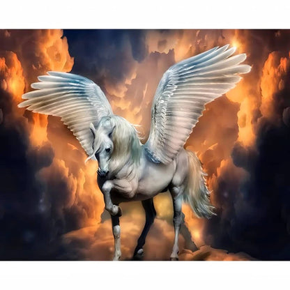 Pegasus, Mythical Creature Paint by Number