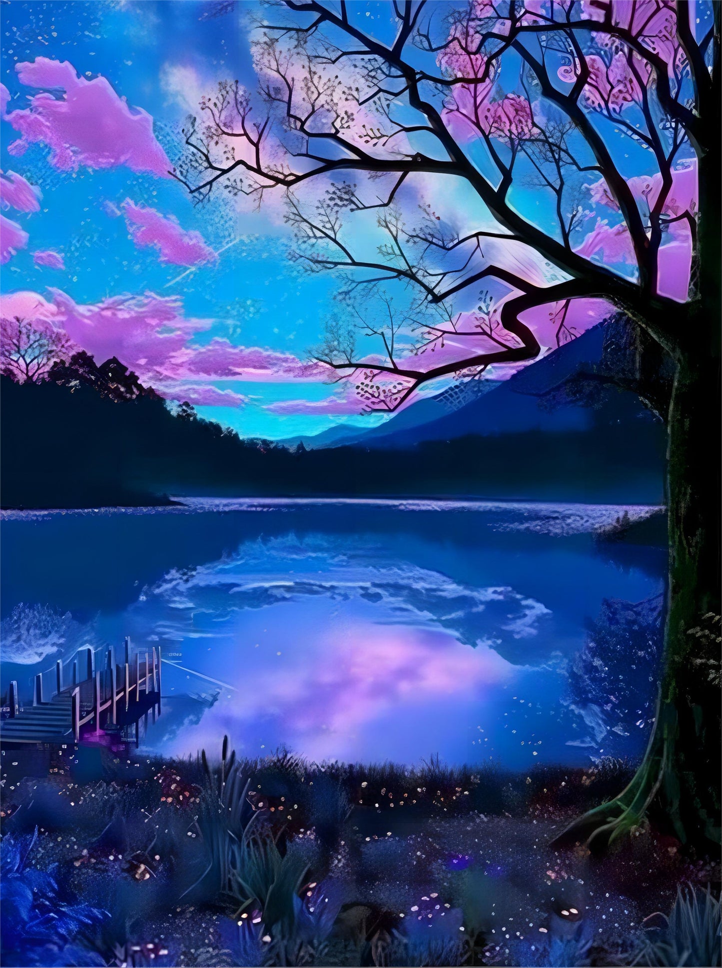 Colorful Clouds Paint by Numbers