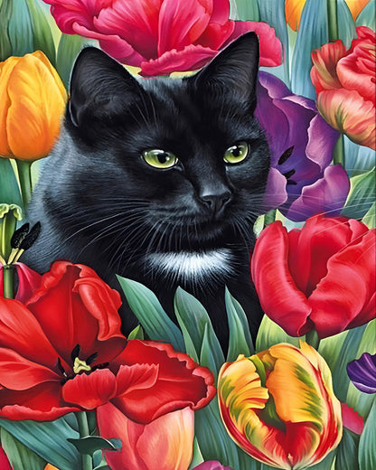 Paint by Numbers Cat