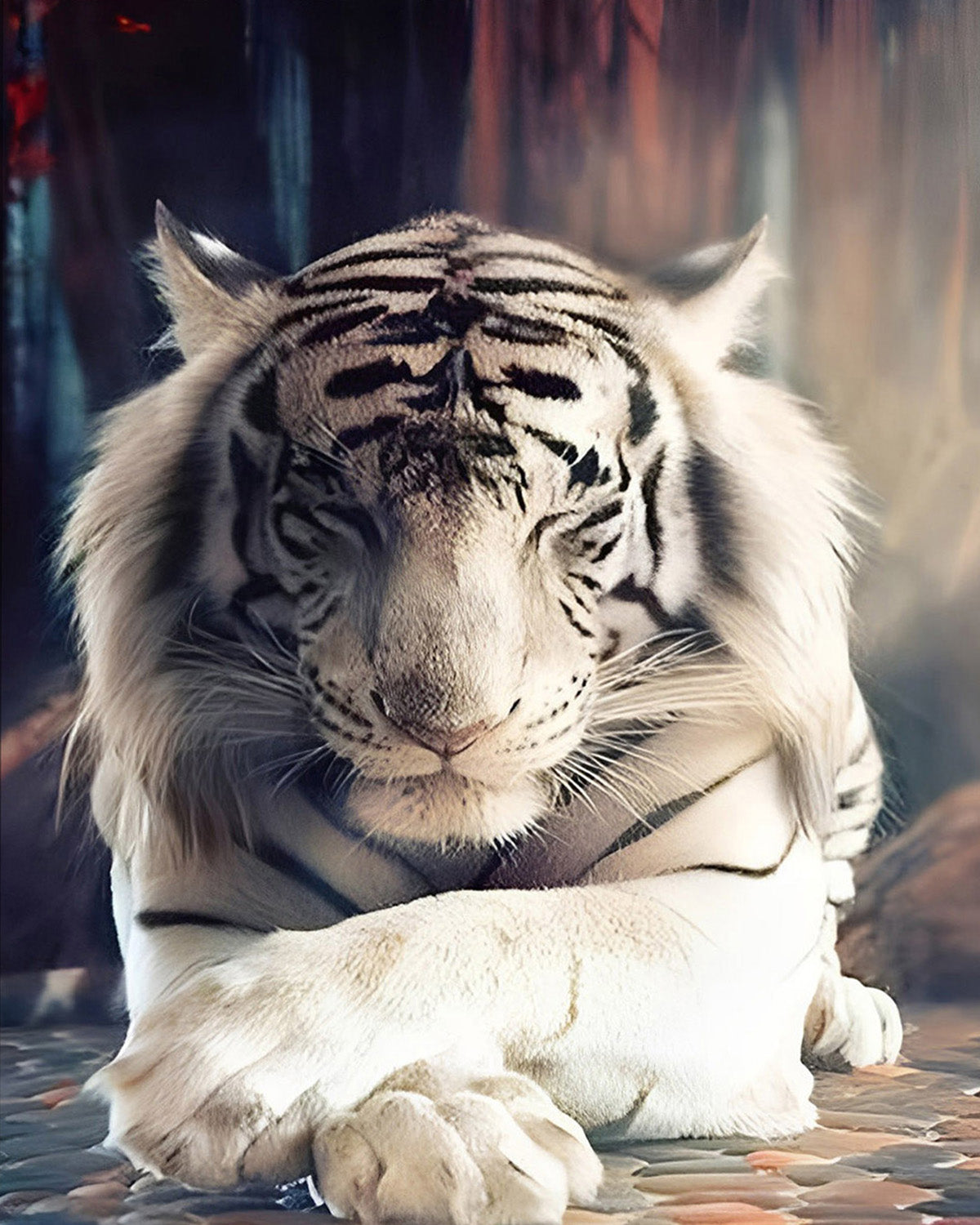 Peinture par numéros Tigre