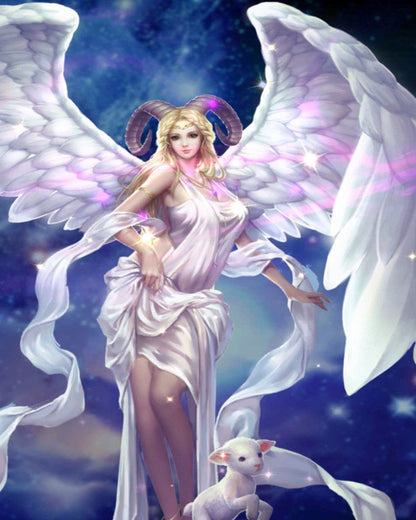 Angel Paint by Numbers