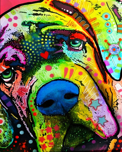 Paint by Numbers Dog