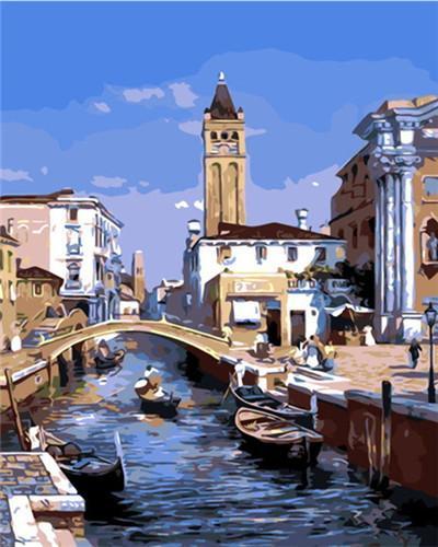 Paysage urbain - Peinture par numéros