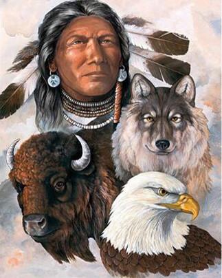 The Hunter and the Wolf still win Paint by Numbers