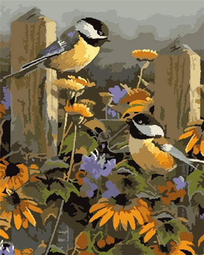Bird Paint by Numbers