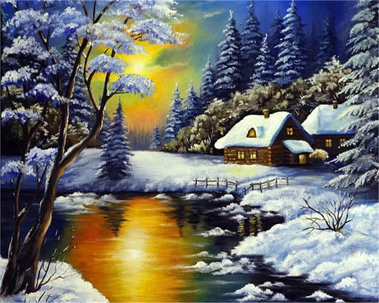 Snow   Paint by Numbers