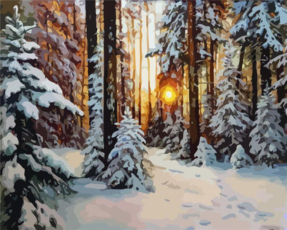 Snow Paint by Numbers