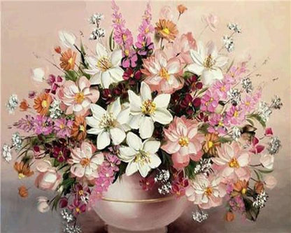 Peinture de fleurs par numéros