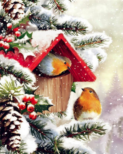 Paint by Numbers: Bird's Nest