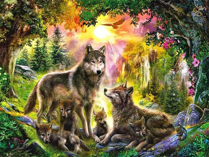 Wolfdog Paint by Numbers