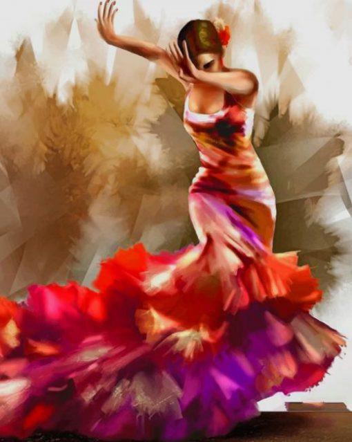 Dancing Woman Paint by Numbers