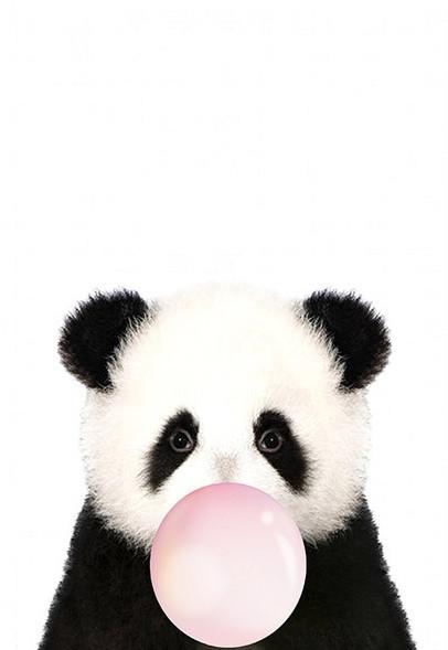 Visage de panda Peinture par numéros