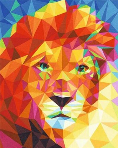 Lion  Peinture par numéros