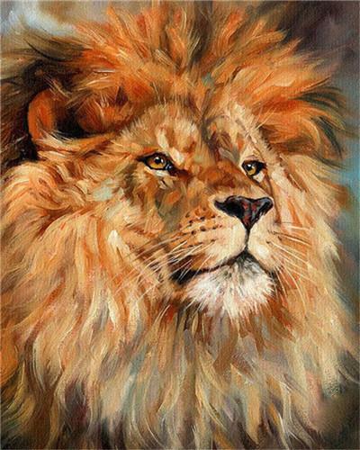 Lion Peinture par numéros