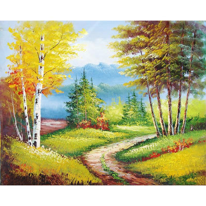 Route de campagne   Peinture par numéros