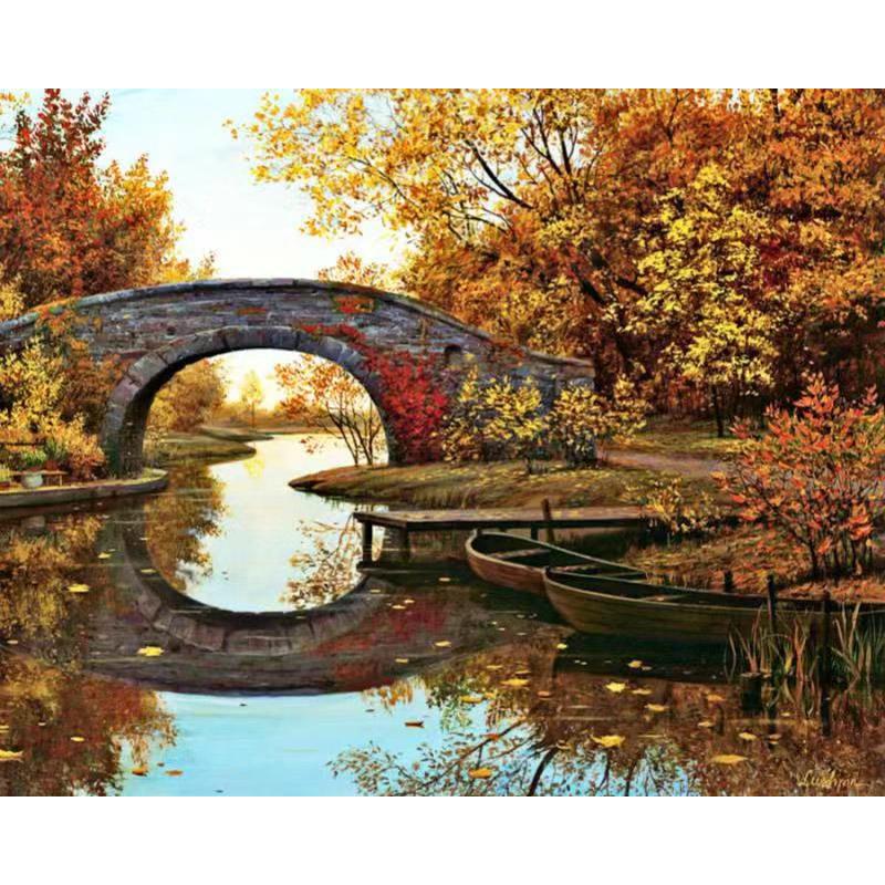Arch Bridge Paint by Number