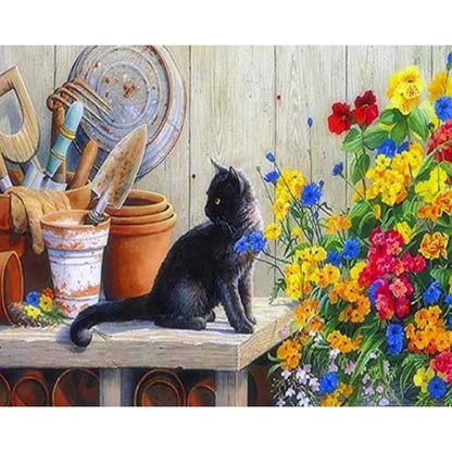 Cats and Cat Litter Paint by Numbers