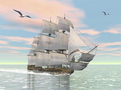 Sailboat Paint by Numbers
