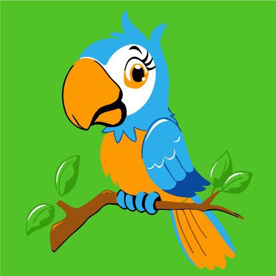 Parrot Paint by Numbers
