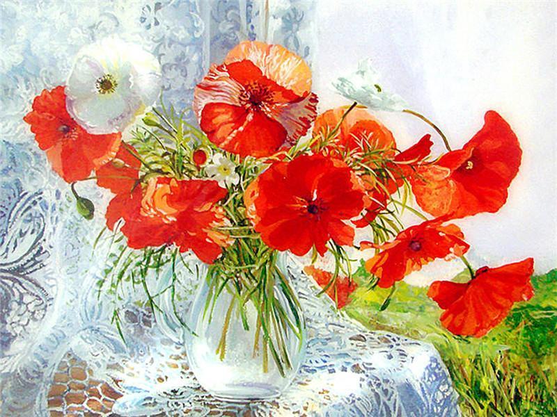 Vase Paint by Numbers