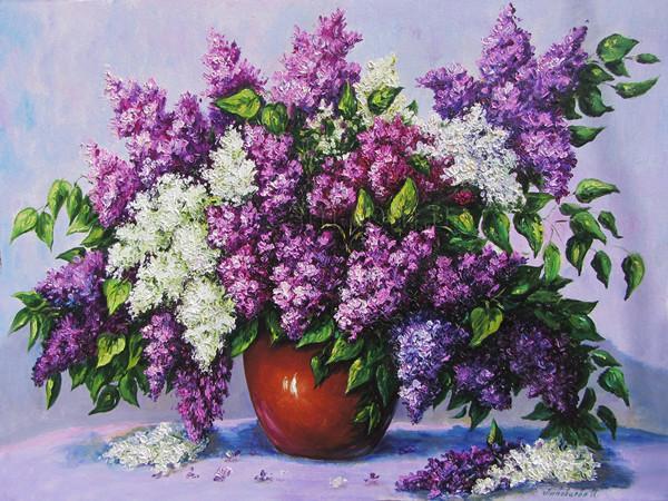 Lavender Paint by Numbers