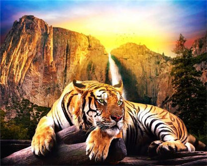 Tiger Paint by Numbers