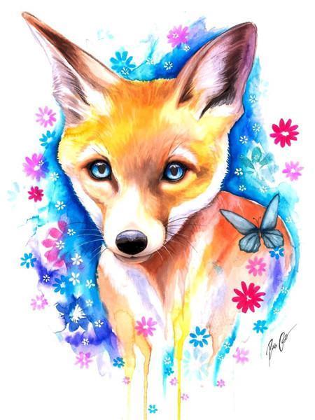 Renard   Peinture par numéros
